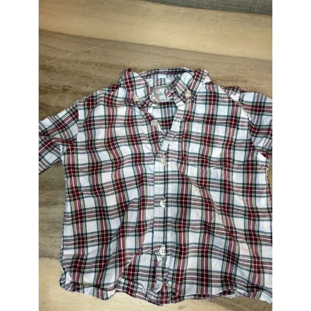 Koala Kids Baby Plaid Shirt